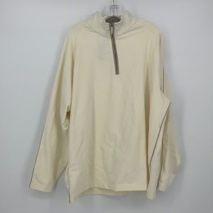 NWT Daniel Cremieux Pull-Over Jacket Cream Color SZ XXL